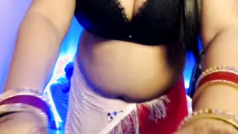 Mature Aunty Stripping Naked And Dancing Showing Her Big Boobs