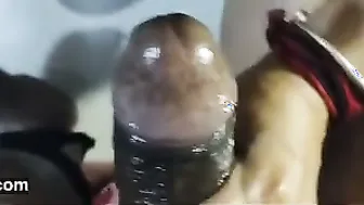 Indian Girl Deepthroating Older Man Getting Mouthful At House