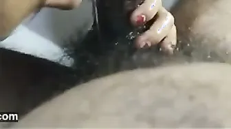 Indian Girl Deepthroating Older Man Getting Mouthful At House