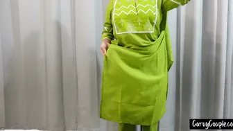 Desi Aunty Grinding On Young Guy Wearing Tight Salwar At Home