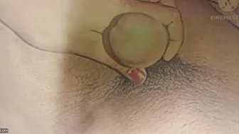 Indian Aunty In Saree Giving Slow Oily Handjob Till He Explodes