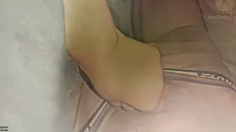 Indian Aunty In Saree Giving Slow Oily Handjob Till He Explodes