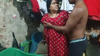 Nephew Stripping His Aunty Naked And Fucking Her Hungry Pussy