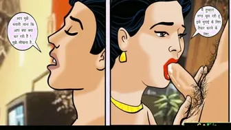 Two Guys Taking Turns Stretching Tight Desi Aunty Both Holes