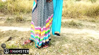 Desi Aunty Exposing Her Thick Curves Outdoors Talking Dirty Hindi