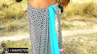 Desi Aunty Exposing Her Thick Curves Outdoors Talking Dirty Hindi