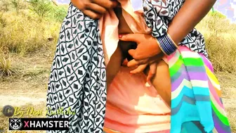 Desi Aunty Exposing Her Thick Curves Outdoors Talking Dirty Hindi
