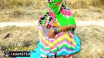 Desi Aunty Exposing Her Thick Curves Outdoors Talking Dirty Hindi