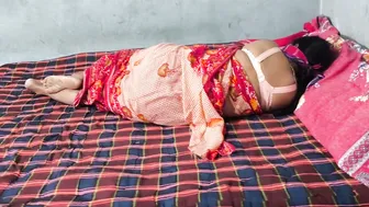 Catching My Stepaunty Lying On Bed Making Me Hard And Horny