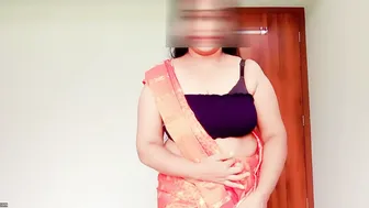 Married Aunty Sneaking Around With Her Husbands Friend Next Door