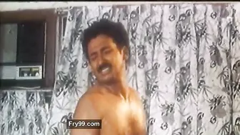 Indian Aunty Seducing Younger Man Showing Him Her Body