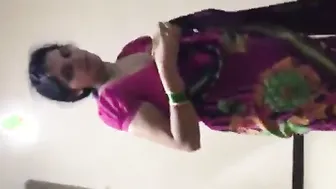 Mature Indian Aunty Stripping Completely Naked In Bedroom Alone