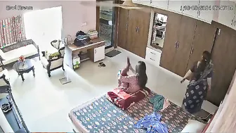 Thick Ass Indian Aunty Bent Over Getting Fucked From Behind