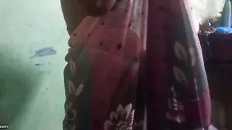 Village Housewife Changing Saree Caught On Camera Secretly