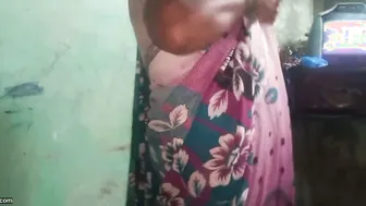Village Housewife Changing Saree Caught On Camera Secretly