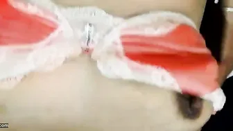 Stepaunty Riding Him Rough Moaning Loud Showing Big Tits Off