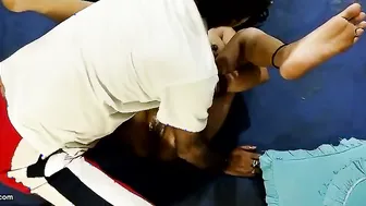 Married Couple Enjoying Hot Sex Desi Style In Their Bedroom