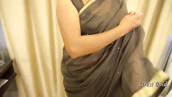 Catching Desi Bhabhi Soaping Her Curves Under Running Shower