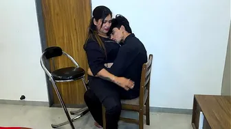 Mature Aunty Teaching Innocent Young Boy How To Please Her Right