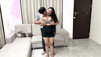 Husband Making Passionate Love To His Beautiful Wife In Bedroom