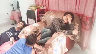 Horny Bengali Wife Sharing Two Cocks In Homemade Threesome Sex