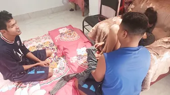 Horny Bengali Wife Sharing Two Cocks In Homemade Threesome Sex