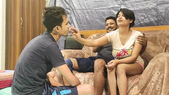 Cuckold Hubby Filming Wife Taking Two Thick Cocks At Once