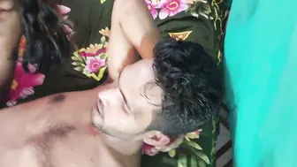 Desi GF Taking Both Holes Filled By Two Guys On New Year