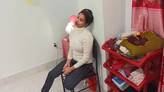 Young Desi Slut Servicing Two Guys In Hot Threesome Action