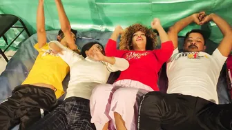 Four Of Us Getting Wild On The Bed In Crazy Group Fucking