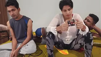 Horny Stepsis Seducing Her Brother For Secret Threesome Fun