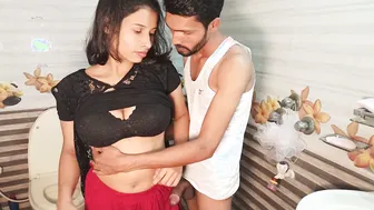 Making Him Cum Hard With My Bengali GF In Our Bedroom