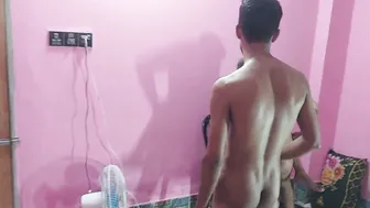 Two Guys Drilling Horny Village Girl Hard In Homemade Threesome