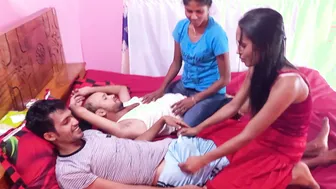Four Horny Bengali Teens Fucking In Real Homemade Foursome