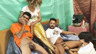 Desi Group Sex Party With Friends Fucking Naked At My Place