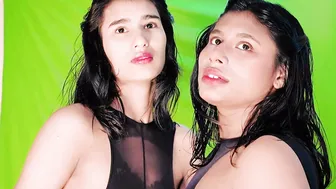 Convincing My Shy Desi GF's To Join Me For Threesome