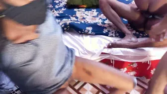 Two Desi Girls Enjoying Foursome Fun With Guys At Our Flat