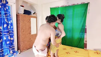 Married Indian Wife Sharing Herself With Hubby And His Friend
