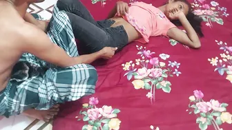 Real Bengali Lovers Making Out Passionately In Their Bedroom
