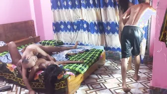 Four Desi Friends Swapping Partners In Wild Homemade Group Session