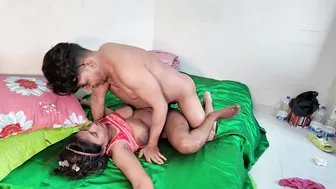 Amateur Couple Making Passionate Love In Their Small Bedroom
