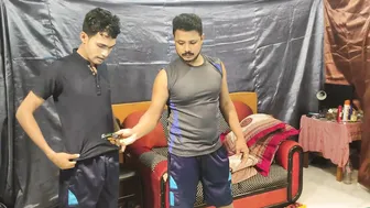 Young Desi Slut Fucking Two Friends In Wild Threesome Session