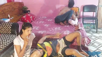 Two Young Desi College Couples Swapping And Fucking Together
