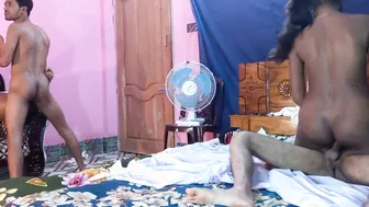 Two Married Couples Fucking Together In Hot Bengali Wife Swap