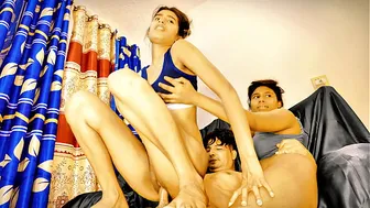 Wife Watching Her Man Pound Her Best Friend Cowgirl Style