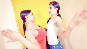 Two Desi Girls Getting Naughty Together Exploring Each Other