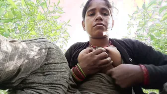 Naughty Married Bhabhi Pissing And Playing Outside Her House