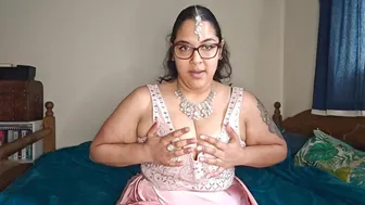 Chubby Desi Girlfriend Finally Getting Naked And Playing Solo