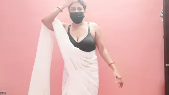 Hairy Milf In Saree Teasing With Big Tits Before Getting Wild