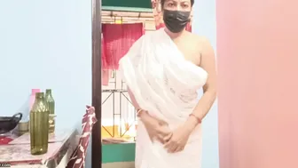 Hairy Milf In Saree Teasing With Big Tits Before Getting Wild